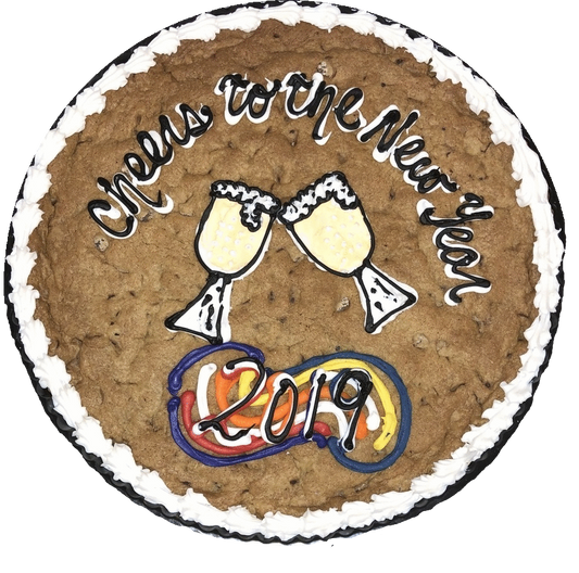 Make your new year even Sweeter with a fresh baked Cookie Cake delivered fresh from The Great Cookie