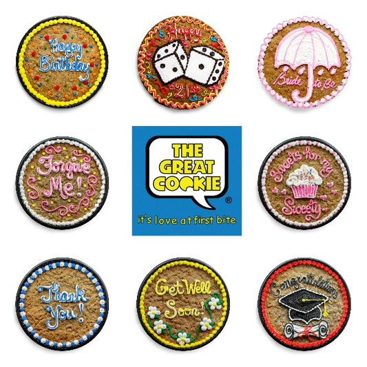 Custom Message Cookie Cakes